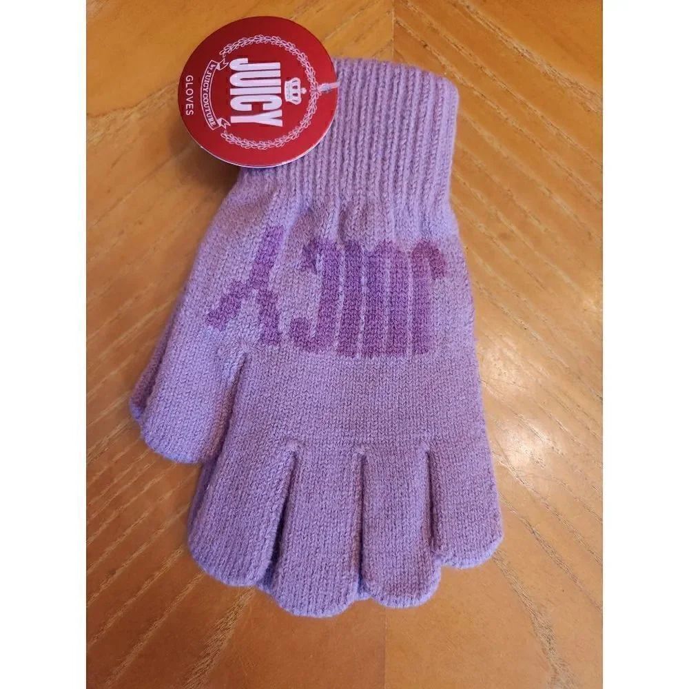 Juicy Couture purple gloves